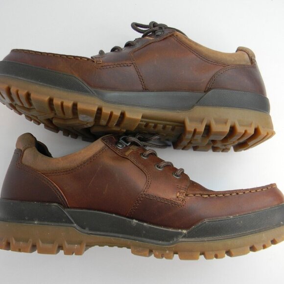 Mens Ecco Gore-Tex Brown Leather Shoes Size 13 main image 4